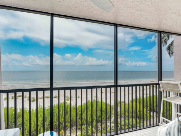 Sanibel Island Three Bedroom Beach Condo Gulf-Front